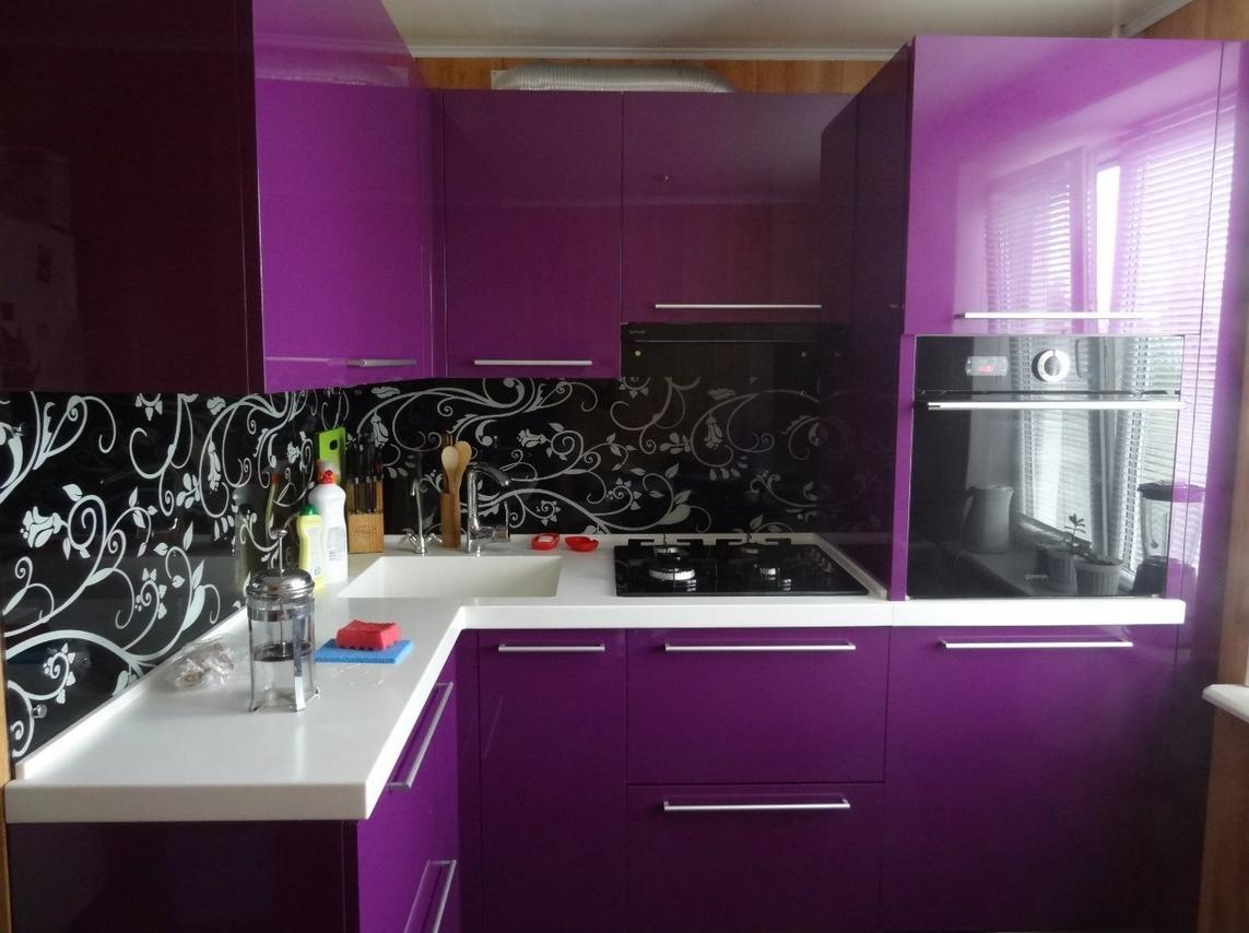 Интерьер кухни в фиолетовом цвете – особенности дизайна, фото кухни в фиолетовых тонах